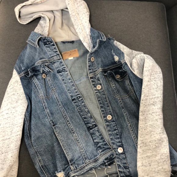 hollister jean jackets